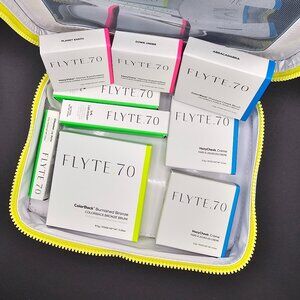 FLYTE.70 Makeup Bundle w/ Zipper Case – NWOT